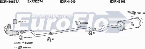 EuroFlo RNMEG15D 2008 - Система випуску ОГ autocars.com.ua