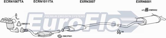 EuroFlo RNMEG16 2004B - Система випуску ОГ autocars.com.ua