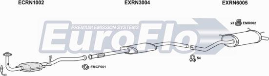 EuroFlo RNMEG16 4001 - Система випуску ОГ autocars.com.ua