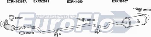 EuroFlo RNMEG19D 2022A - Система випуску ОГ autocars.com.ua