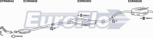 EuroFlo RNSAF25 1001 - Система випуску ОГ autocars.com.ua