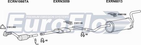 EuroFlo RNSCE14 6004A - Система випуску ОГ autocars.com.ua