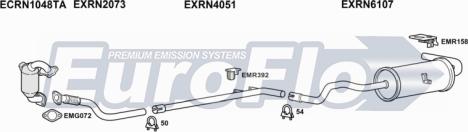 EuroFlo RNSCE15D 6011A - Система випуску ОГ autocars.com.ua