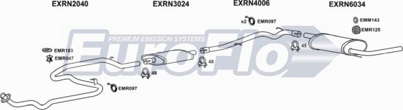 EuroFlo RNTRA16 7001A - Система випуску ОГ autocars.com.ua