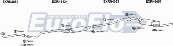 EuroFlo RNTRA20 7001C - Система випуску ОГ autocars.com.ua