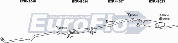 EuroFlo RNTRA21D 7001B - Система випуску ОГ autocars.com.ua