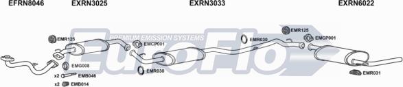 EuroFlo RNTRA21D 7001L - Система випуску ОГ autocars.com.ua