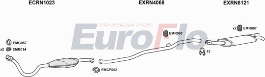 EuroFlo RNTWI12 0100LHD - Система випуску ОГ autocars.com.ua