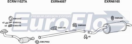 EuroFlo RNTWI12 1011 - Система випуску ОГ autocars.com.ua