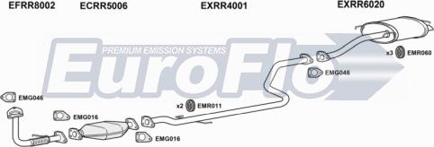 EuroFlo RR4520D 1001A - Система випуску ОГ autocars.com.ua