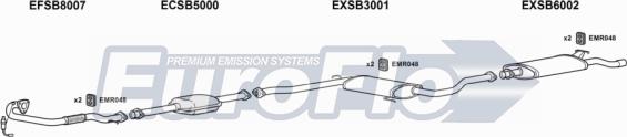 EuroFlo SB900020 1015C - Система випуску ОГ autocars.com.ua