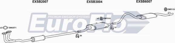 EuroFlo SB90020 2011A - Система випуску ОГ autocars.com.ua