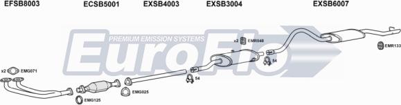 EuroFlo SB90020 2011B - Система випуску ОГ autocars.com.ua