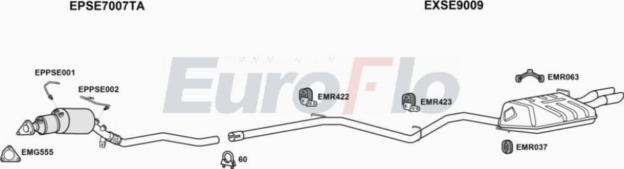 EuroFlo SEEXE20D 2008B - Система випуску ОГ autocars.com.ua