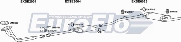 EuroFlo SEIBI12 1001A - Система випуску ОГ autocars.com.ua