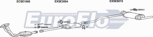 EuroFlo SEIBI12 1004B - Система випуску ОГ autocars.com.ua