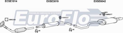 EuroFlo SEIBI18 1008A - Система випуску ОГ autocars.com.ua