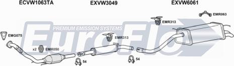 EuroFlo SEIBI19D 1018A - Система випуску ОГ autocars.com.ua