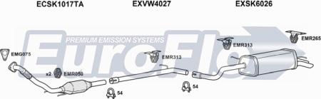 EuroFlo SEIBI19D 1018C - Система випуску ОГ autocars.com.ua