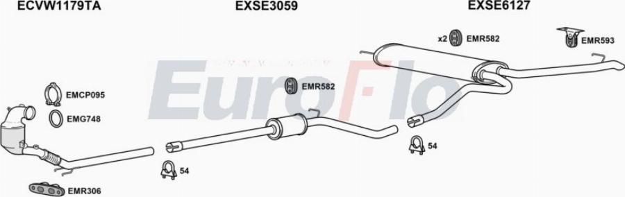 EuroFlo SELEO12 3005 - Система випуску ОГ autocars.com.ua