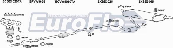 EuroFlo SELEO14 1004E - Система випуску ОГ autocars.com.ua