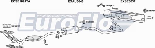 EuroFlo SELEO16 1011D - Система випуску ОГ autocars.com.ua