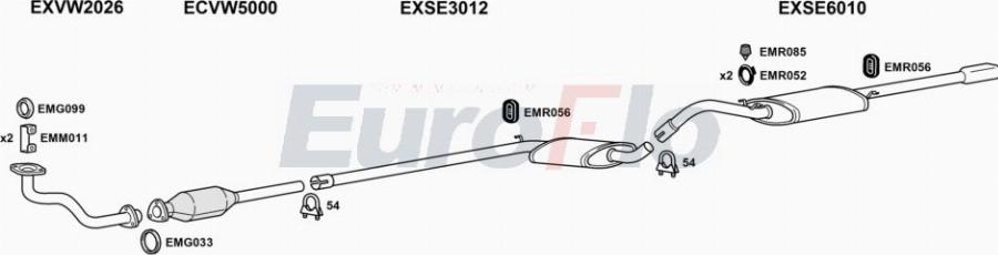 EuroFlo SETOL18 1004A00 - Система випуску ОГ autocars.com.ua