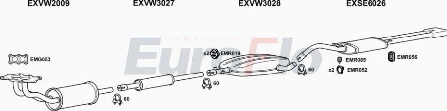 EuroFlo SETOL18 1011A00 - Система випуску ОГ autocars.com.ua