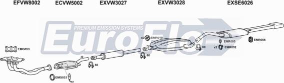 EuroFlo SETOL18 1011B - Система випуску ОГ autocars.com.ua