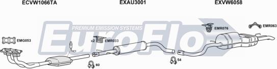 EuroFlo SETOL18 2001D - Система випуску ОГ autocars.com.ua