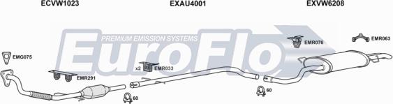 EuroFlo SETOL19D 2001A - Система випуску ОГ autocars.com.ua