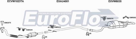 EuroFlo SETOL19D 2001D - Система випуску ОГ autocars.com.ua