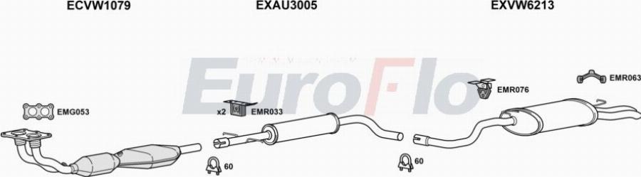 EuroFlo SETOL23 2004A00 - Система випуску ОГ autocars.com.ua