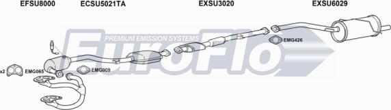 EuroFlo SUFOR20 3018 - Система випуску ОГ autocars.com.ua