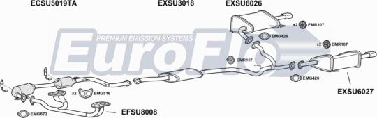 EuroFlo SULEG25 3011 - Система випуску ОГ autocars.com.ua