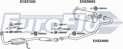 EuroFlo SZJIM13 3004C - Система випуску ОГ autocars.com.ua