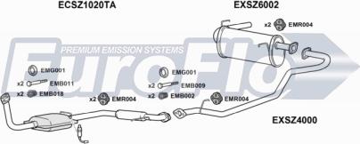 EuroFlo SZJIM13 3004D - Система випуску ОГ autocars.com.ua