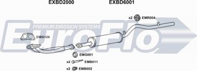 EuroFlo SZSUP10 8001 - Система випуску ОГ autocars.com.ua