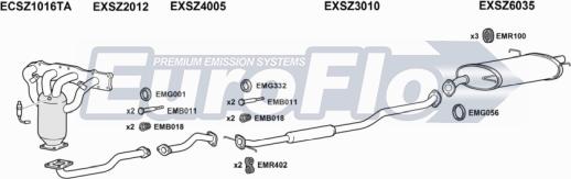 EuroFlo SZSWI13 1022 - Система випуску ОГ autocars.com.ua