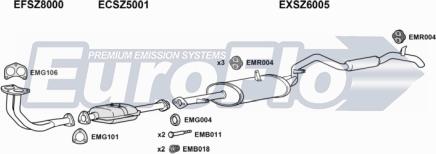 EuroFlo SZVIT16 3001C - Система випуску ОГ autocars.com.ua