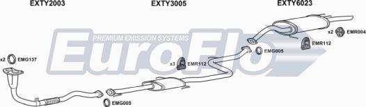 EuroFlo TYCOR13 1008B - Система випуску ОГ autocars.com.ua