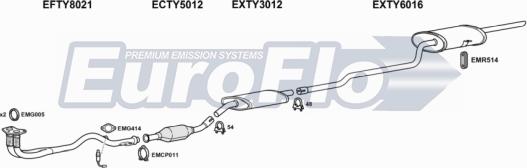 EuroFlo TYCOR16 3008 - Система випуску ОГ autocars.com.ua