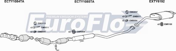 EuroFlo TYCOR16 3015D - Система випуску ОГ autocars.com.ua