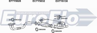 EuroFlo TYMR220 4004 - Система випуску ОГ autocars.com.ua