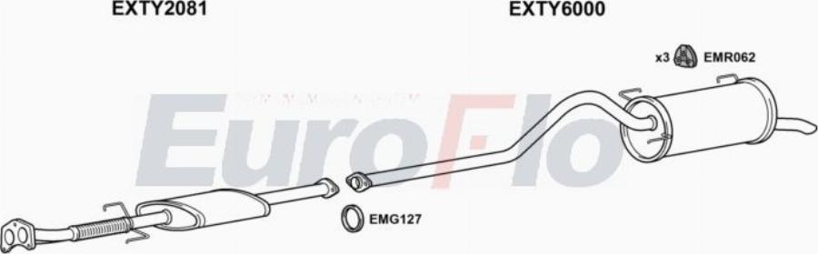 EuroFlo TYPRE24 6001A00 - Система випуску ОГ autocars.com.ua