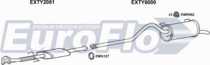 EuroFlo TYPRE24 6001A - Система випуску ОГ autocars.com.ua