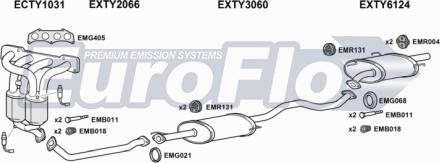 EuroFlo TYPRE24 6004A - Система випуску ОГ autocars.com.ua