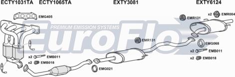 EuroFlo TYPRE24 6004C - Система випуску ОГ autocars.com.ua