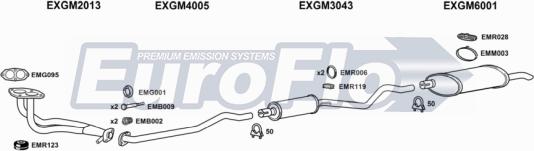 EuroFlo VLAST13 1004B - Система випуску ОГ autocars.com.ua
