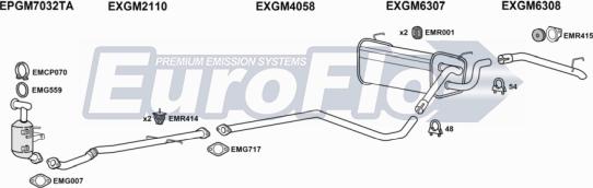 EuroFlo VLAST13D 1004 - Система выпуска ОГ autodnr.net